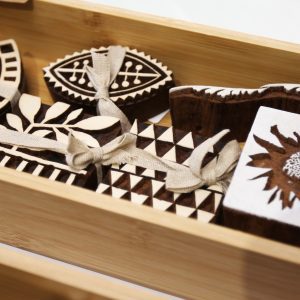 Wood printing blocks