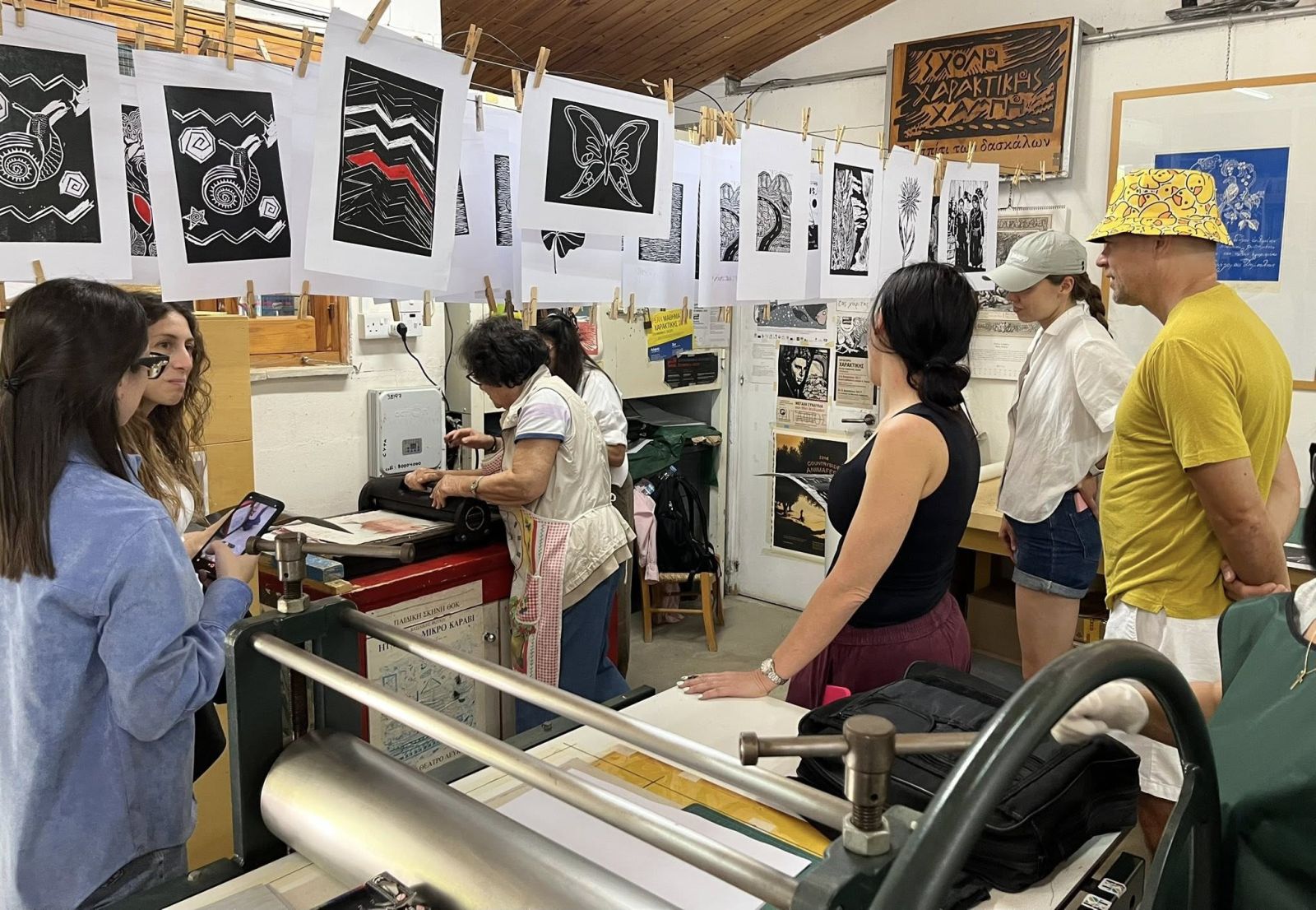 Printmaking Lessons in Memory A. Tassos